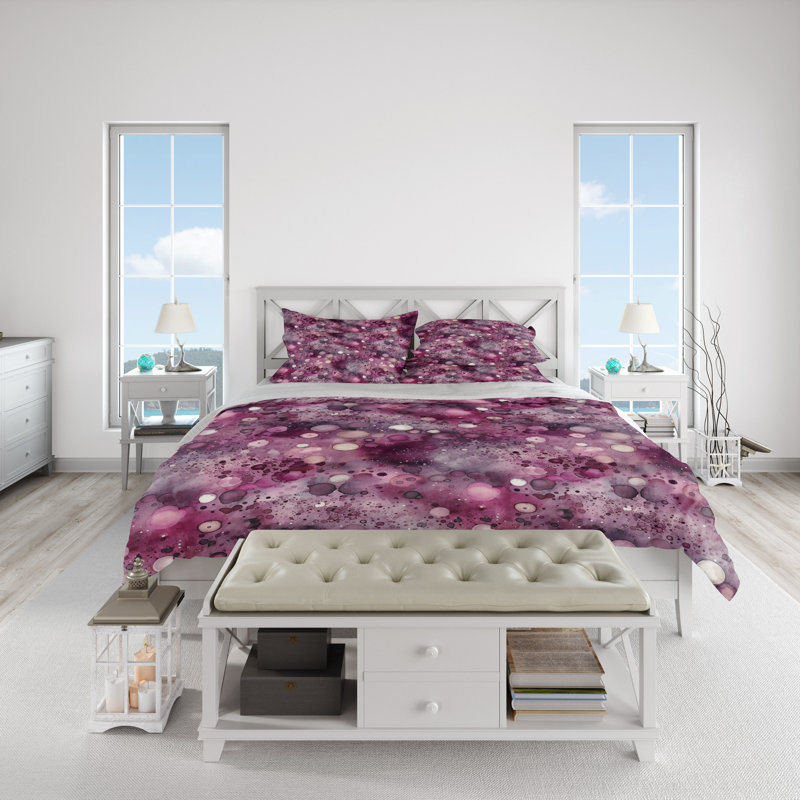 Abstract Duvet Cover, King Duvet Cover + 2 King Shams