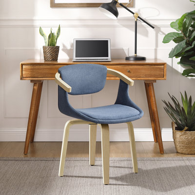 Diland Fabric Upholstered Swivel Desk Chair