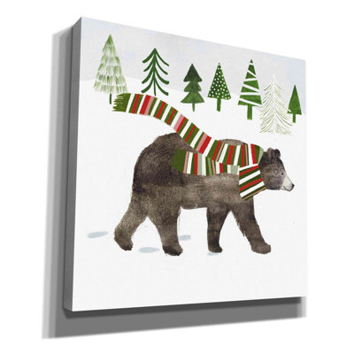 «Wood Land Christmas I» par Victoria Borges, art mural sur toile