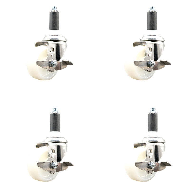 Ensemble de roulettes extensibles en nylon