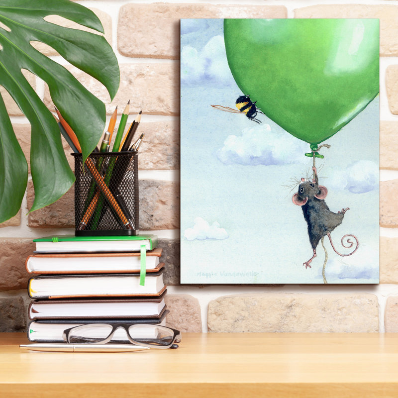 «Hi There» par Maggie Vandewalle, H 16 po x l 12 po x P 0,75 po