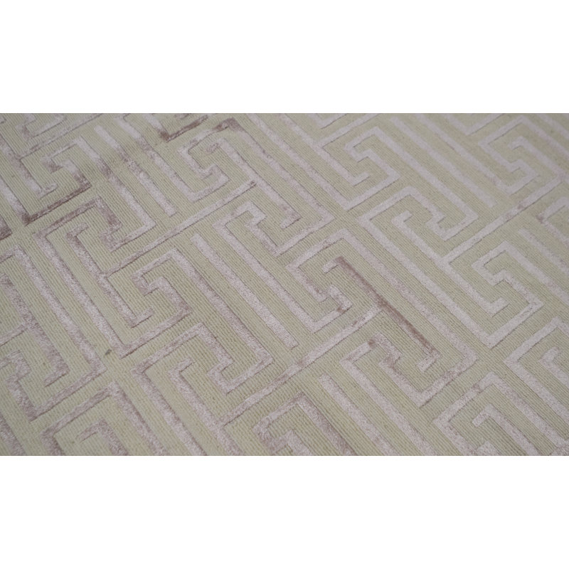 Tapis ivoire de haute qualité noué à la main Windsom