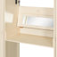 Lit mezzanine double avec escalier de rangement, coiffeuse intégrée (miroir et tiroir), armoire, armoires, ports USB et lumières-362058235