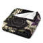 Jeté en flanelle foncé Darkber Blackberr-133687236