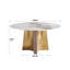 Table de salle à manger ronde en acier inoxydable-1419355744-1427474809