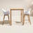 Anautica 2 - Person Teak Wood Patio Dining Set with Square Table