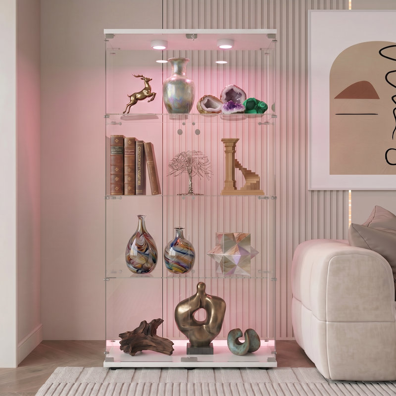 Display Cabinet, White