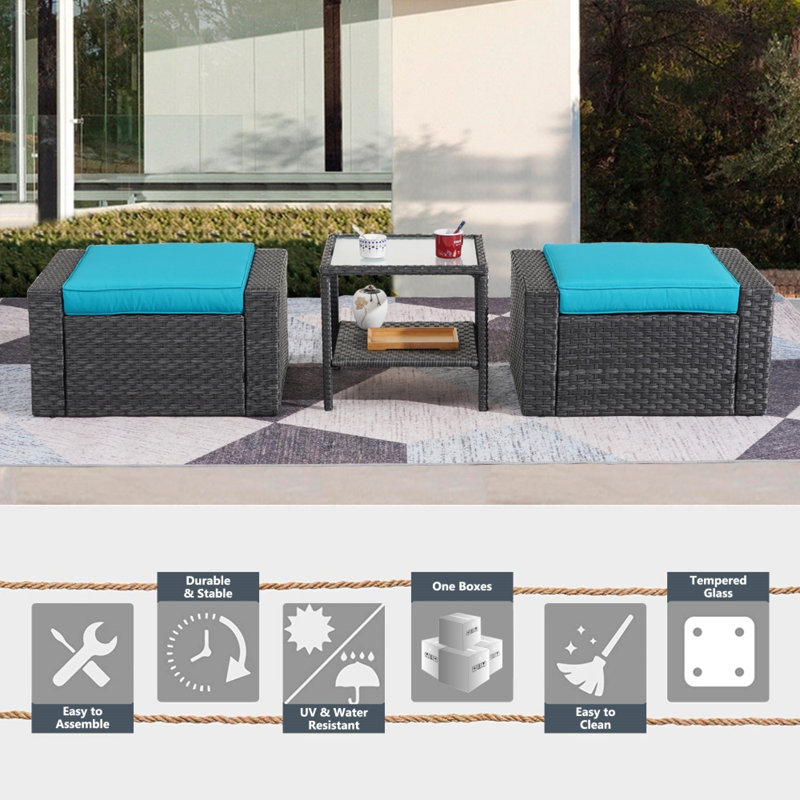 Kreis Outdoor Ottoman