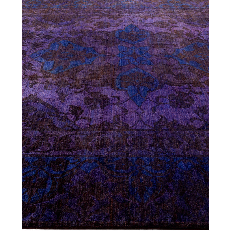 Overdyed One-of-a-Kind 8' 2" X 9' 10" Hand Knotted Area Rug
