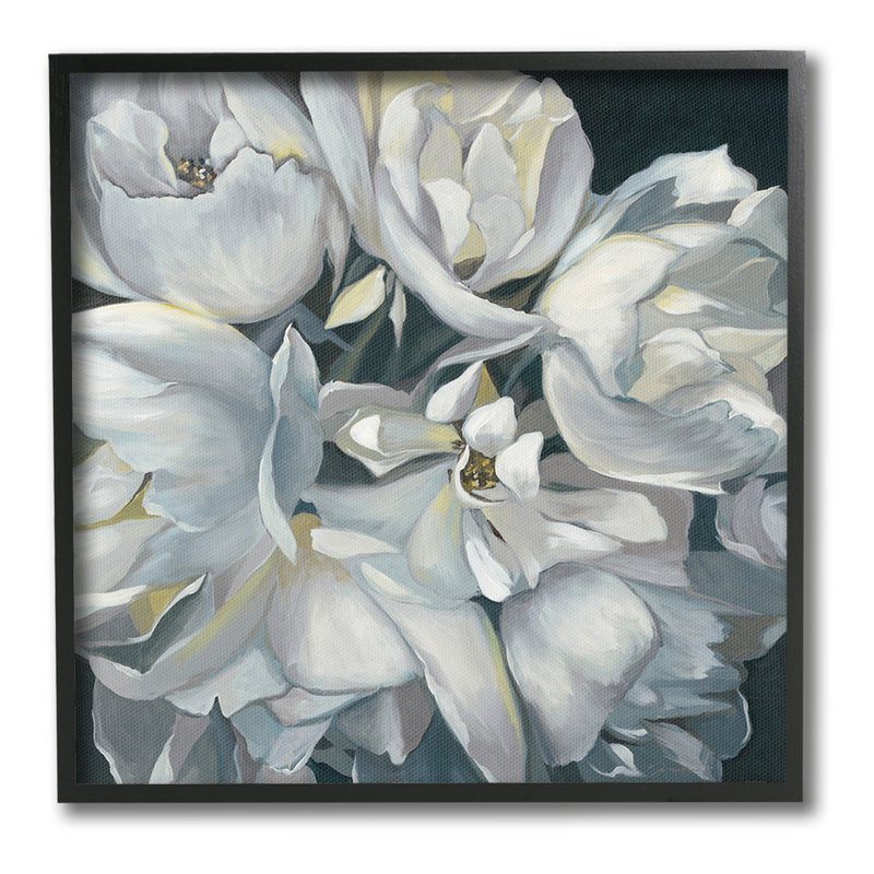Art traditionnel giclée encadrée par Liz Jardine, Giclée encadrée noir minuit, H 24 po x l 24 po
