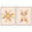 «Whimsical Floral Harmony», ensemble de décorations murales imprimées en acrylique encadrées par Art Remedy, cadre blanc, 20 x 24-1263045049-1263045053