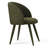 7-Piece Modern Oval Dining Table Set For 6 With Black Pedestal Base And 6 Upholstered Barrel Dining Chairs-188029052