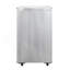 L'armoire à vin Raini en aluminium à conception mobile peut contenir 23 bouteilles et présente des matériaux mixtes durables pour un rangement moderne.