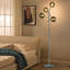 Lampe sur pied à branches 68 "avec ampoules incluses