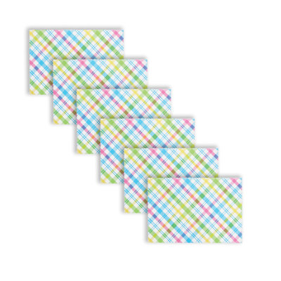 Hifsah Spring Blossom Plaid Cotton Placemat