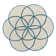 Round Ally Floral Hand Woven 200cm X 200cm Area Rug