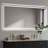 48×24 Inch Anti-Fog LED Bathroom Mirror With Modern Straight-Edged Design, 3 Color Dimmable Lighting, Horizontal/Vertical Wall Mount