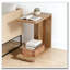 Table de chevet en forme de C