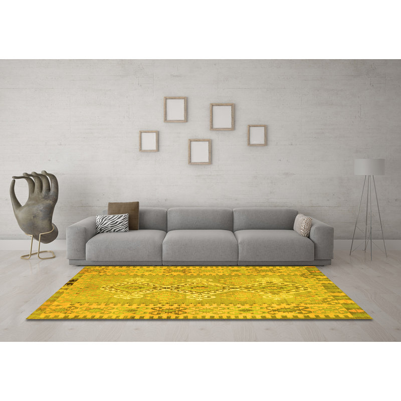 Hallei Performance Southwestern Indoor Rug, Square 3'
