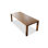 Coffee Rectangular Solid Dining Table For Dining Room/Kitchen