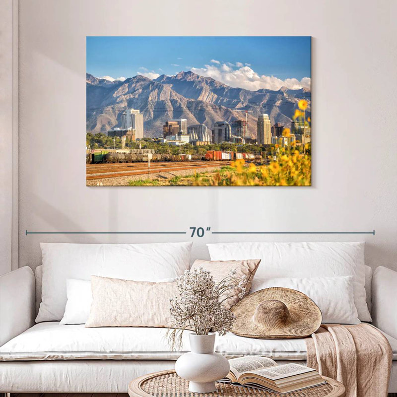 Hannes, centre-ville de Salt Lake City, H 30 po x l 45 po