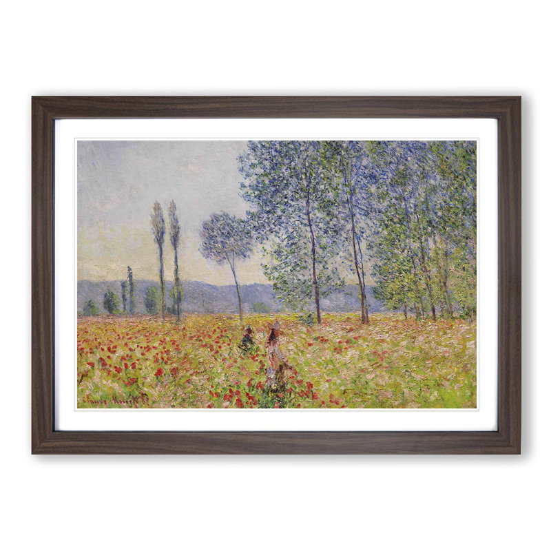 Claude Monet - Single Picture Frame Painting, Walnut