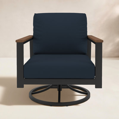 Townsend Outdoor Rocking Metal Chair with Sunbrella® Cushions