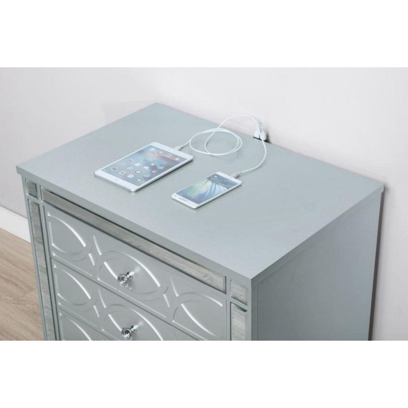 Table de chevet 2 tiroirs Kivin
