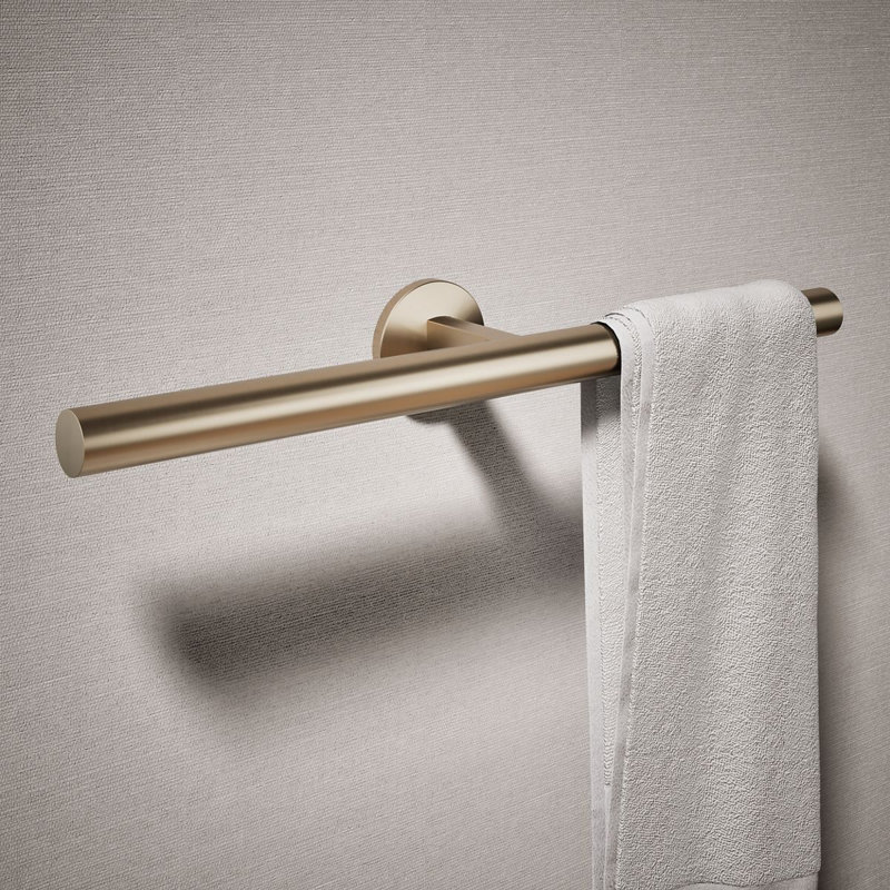 Components™ Double Towel Arm, Vibrant Brushed Bronze