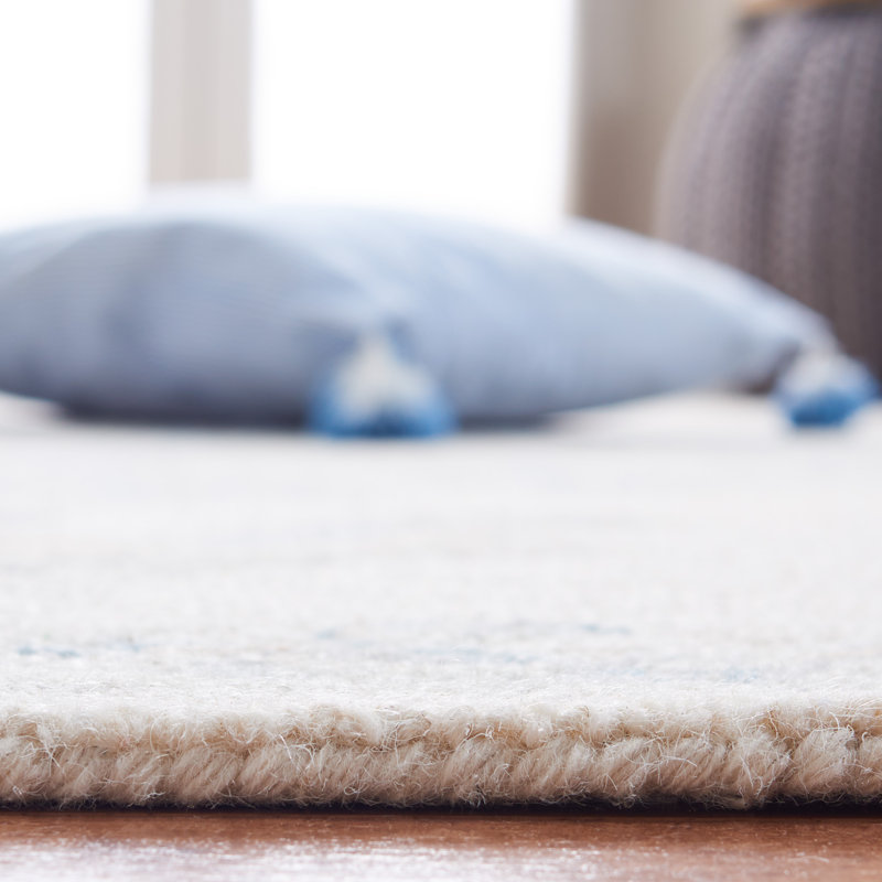 Saraya Hand Tufted Wool And Cotton With Latex Oriental Rug, Round 5'