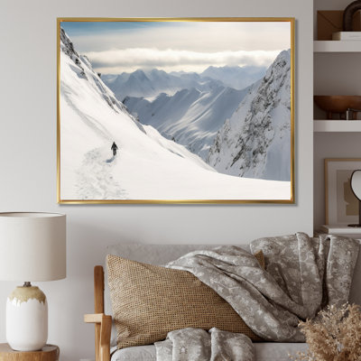 Winter Mountain Top I - reproduction sur toile