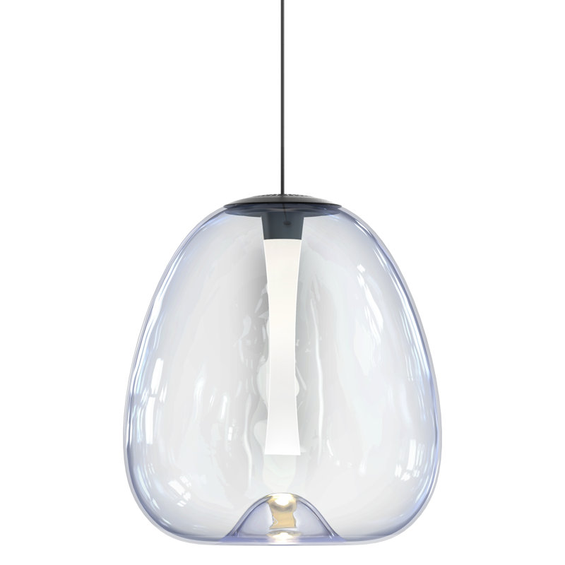 Luminaire suspendu géométrique à 1 lumière Mela, H 11,5 po x l 10,25 po x P 10,25 po