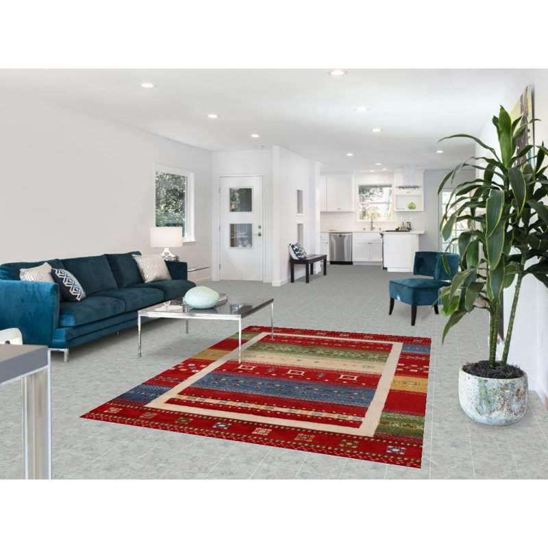 Tapis indien fait à la main Gabbeh
