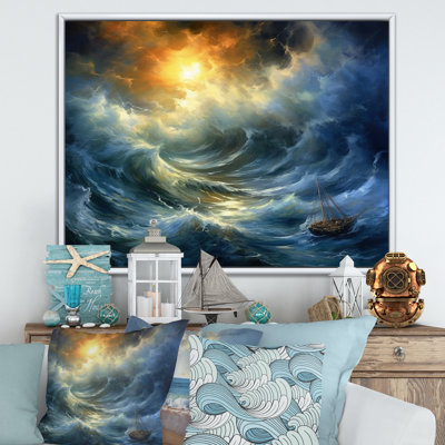 Stormy Seas I - décoration murale bord de mer