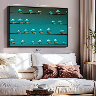 «All Lined Up», reproduction sur toile