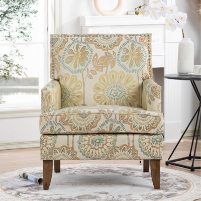 Modern Accent Chair with Soft Cushion & Sturdy Frame, Upholstered Living Room Chair for Bedroom, Lounge & Home Office