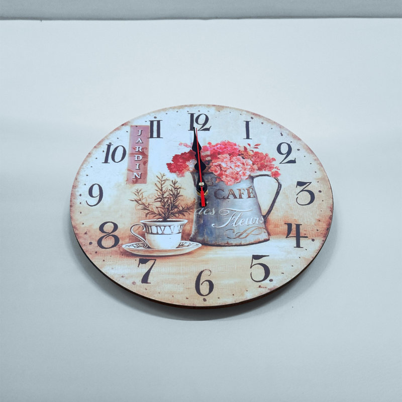Lamentin Manufactured Wood Wall Clock