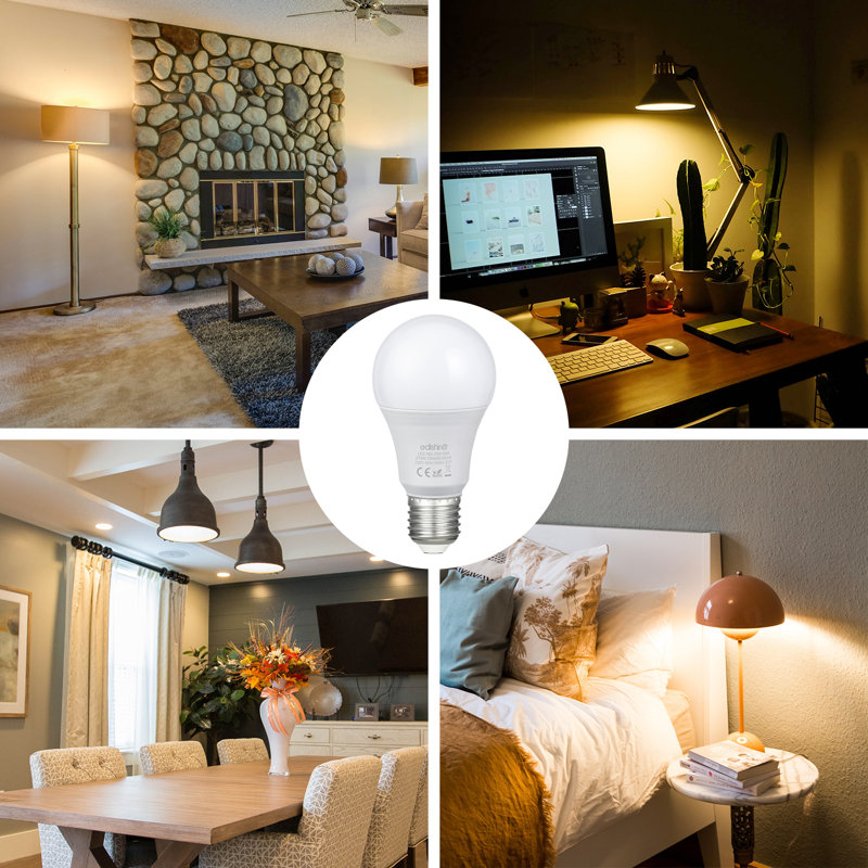 9W Equivalent A60 E27 Dimmable 2700K Bulb (Set Of 6)