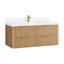 Ensemble de meuble-lavabo flottant simple 48 po Alpharetta-121696741