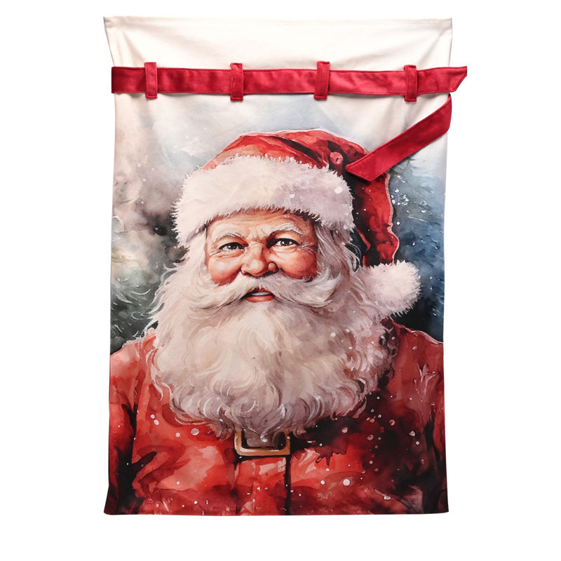 Santa Print Sack