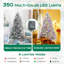 Sapin de Noël givré pré-éclairé-701535906