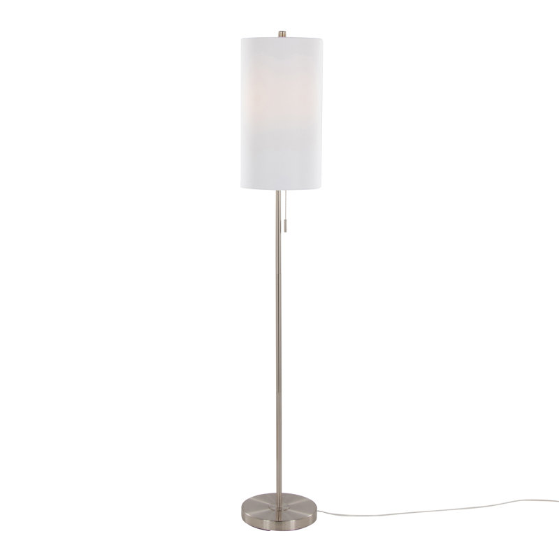 Lampe sur pied contemporaine en métal