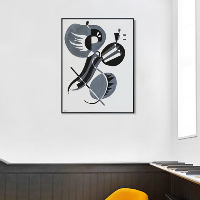Art encadré sur toile SANS Titre (5) par Wassily Kandinsky, art mural, décorations de bureau à domicile