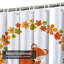 Rideau de douche mignon avec 12 crochets-1890877612