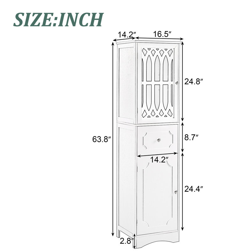 Armoire à linge autoportante