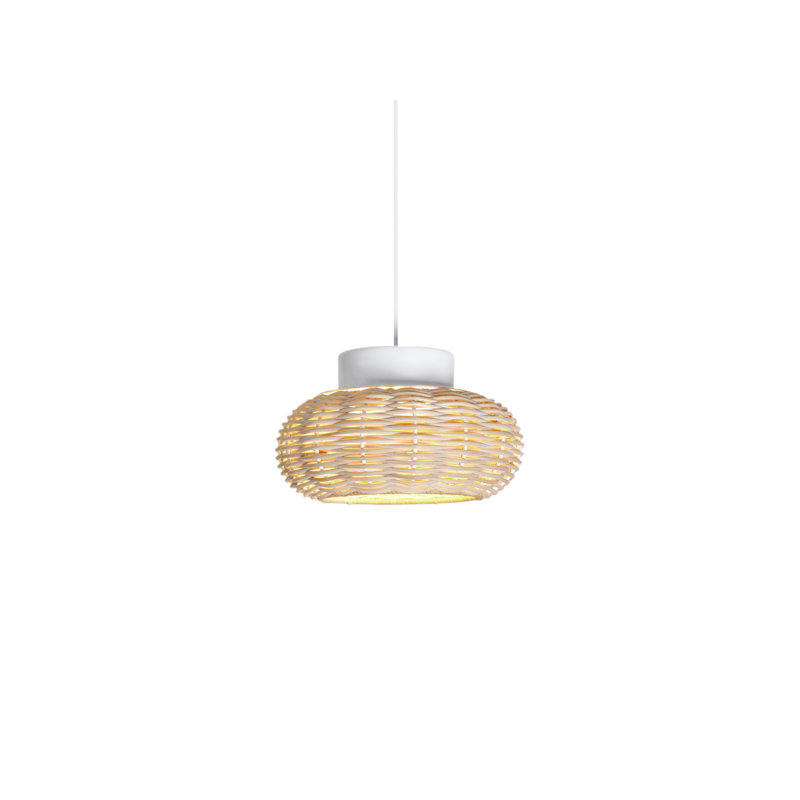 Crittenden 1 - Light Wicker Unique/Statement Pendant