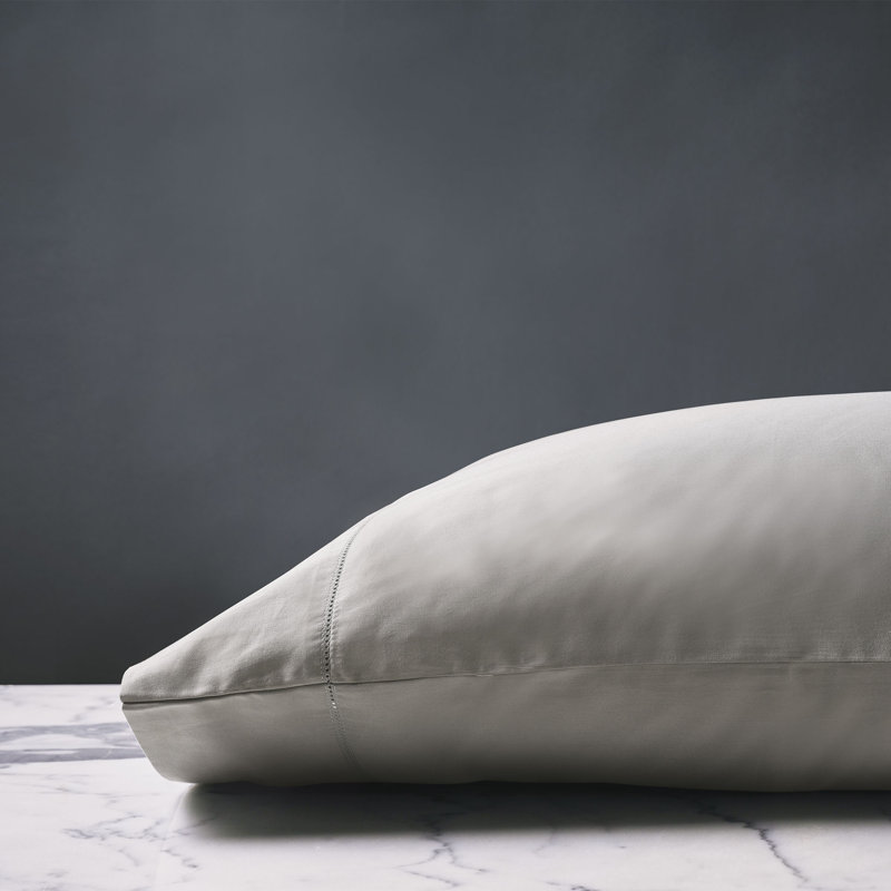 Deluca Pillow Case, Standard Pillowcase, Dove