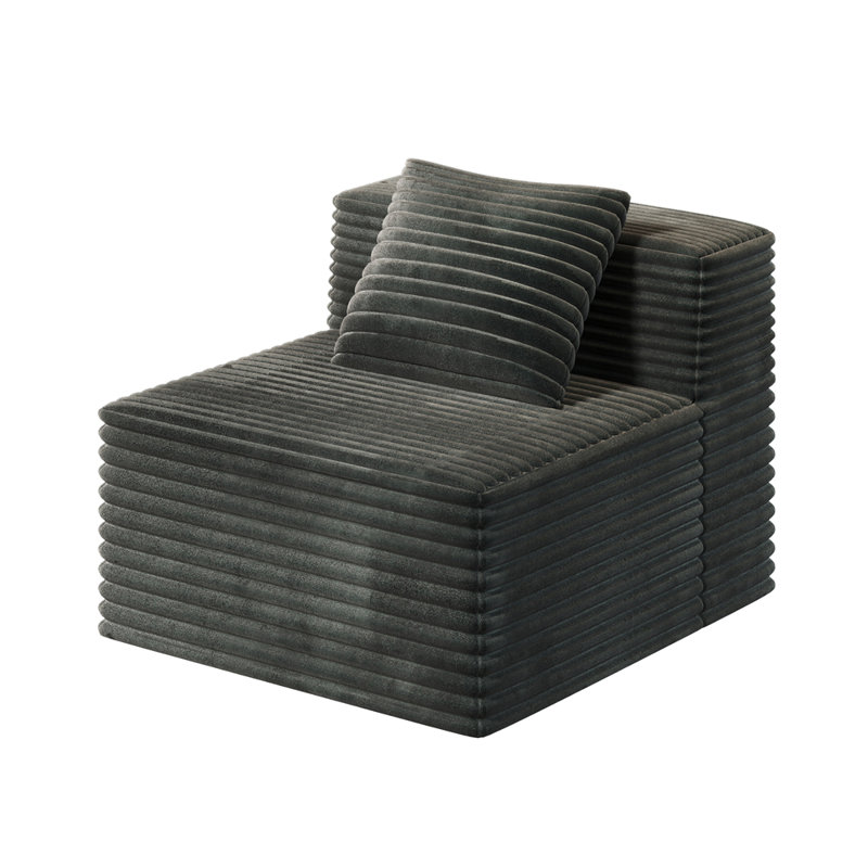 Canapé simple pour canapé modulaire modulaire, canapé haute densité en mousse viscoélastique pour canapé de chambre à coucher (canapé simple)