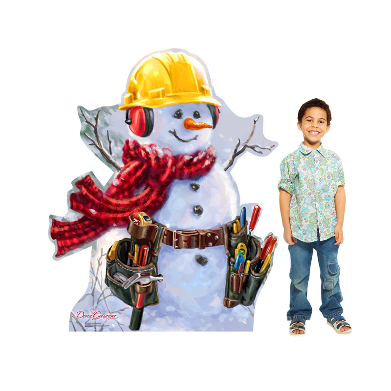 Accroche art de fabrication en dona gelsinger bonhomme de neige