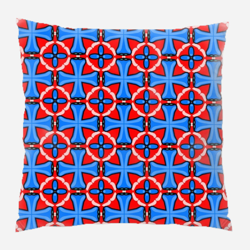 Coussin décoratif à motif, Intérieur
